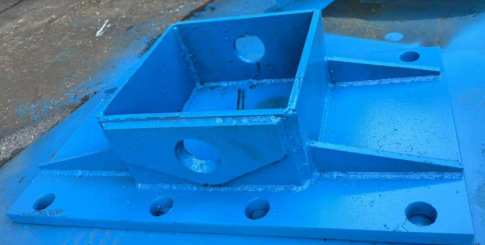 單動式支撐腿的地面固定底座(動支腿地腿)